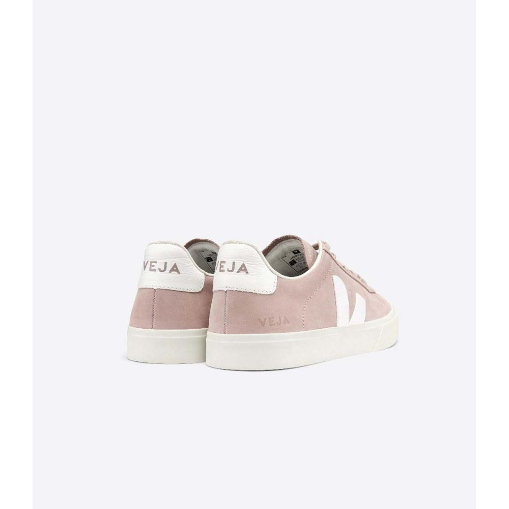 Women's Veja CAMPO NUBUCK Low Tops Sneakers Pink | ZA 599SGL